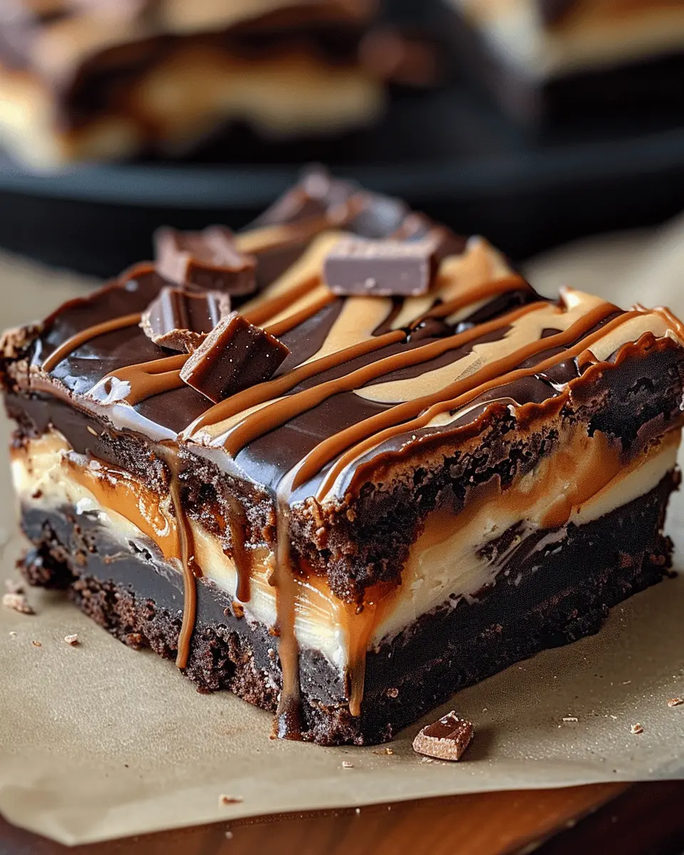 Milky Way Caramel Cheesecake Brownies: Indulgent Treat for Everyone