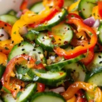 Cucumber Sweet Pepper Salad