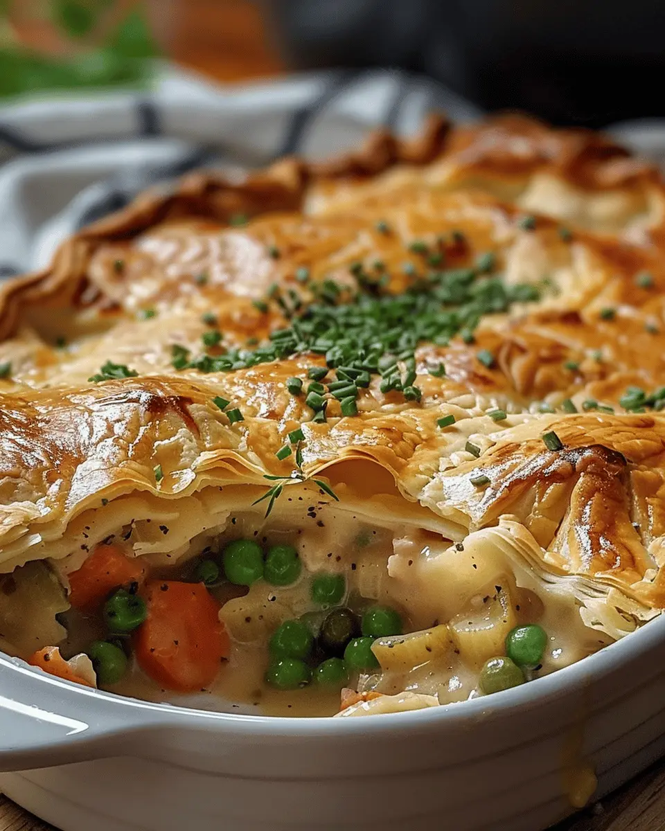 Easy Vegetarian Pot Pie Casserole: A Cozy Comfort Food Delight