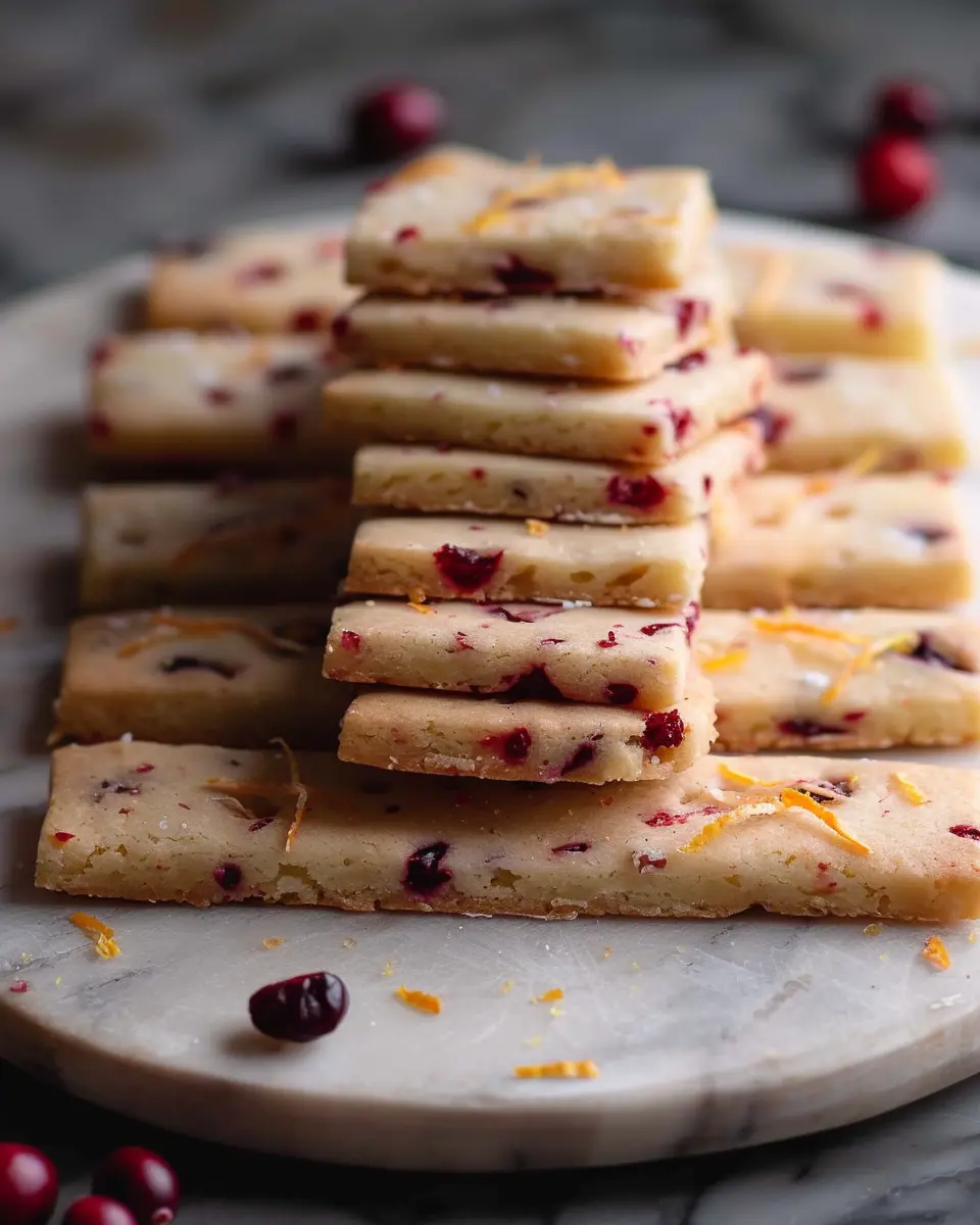 Orange Cranberry Shortbread Cookies: The Best Homemade Treats