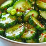 Zesty Quick Spicy Asian Cucumber Salad for a Refreshing Bite