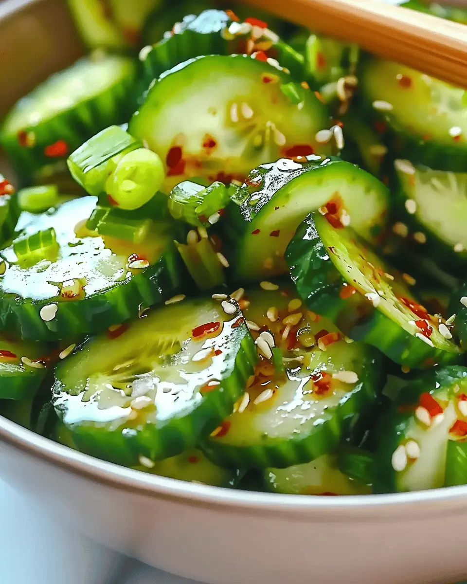 Zesty Quick Spicy Asian Cucumber Salad That Will Revitalize Your Meals