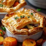 Roasted Autumn Vegetable Pot Pies