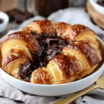 Chocolate Croissant Breakfast Bake