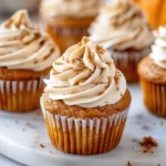 Pumpkin Cupcakes with Cream Cheese Frosting