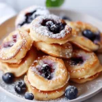 Blueberry Pancake Poppers
