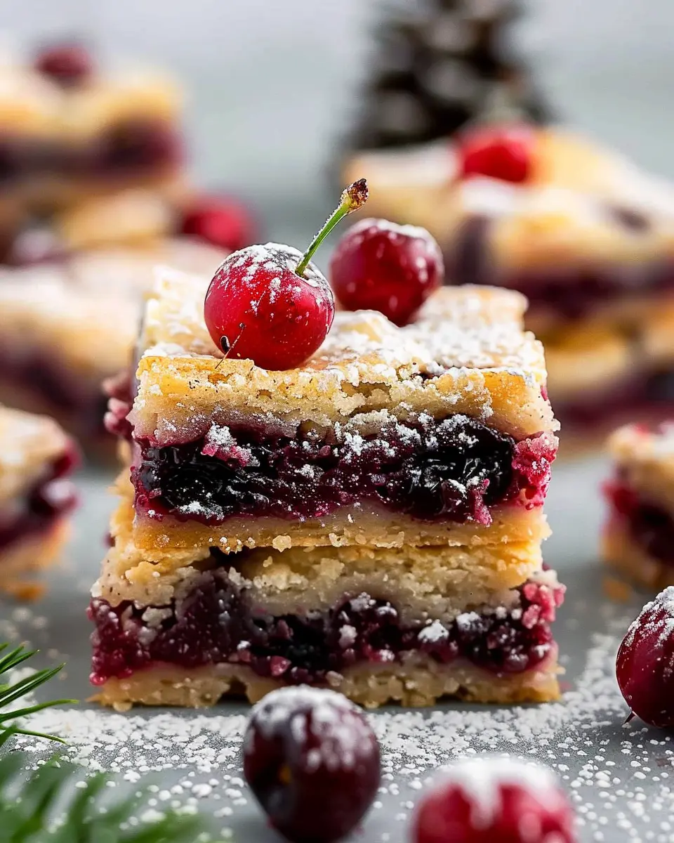 Christmas Cherry Bars: Easy Festive Treats for Your Holiday Table