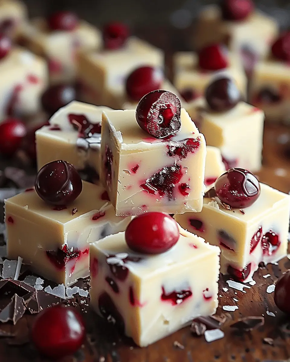 Decadent Cherry White Chocolate Fudge: Your New Indulgent Treat