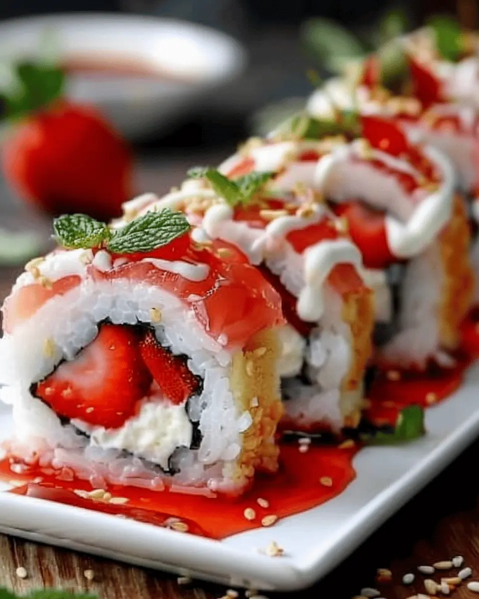 Strawberry Shortcake Sushi Roll: Easy & Cute Dessert Recipe