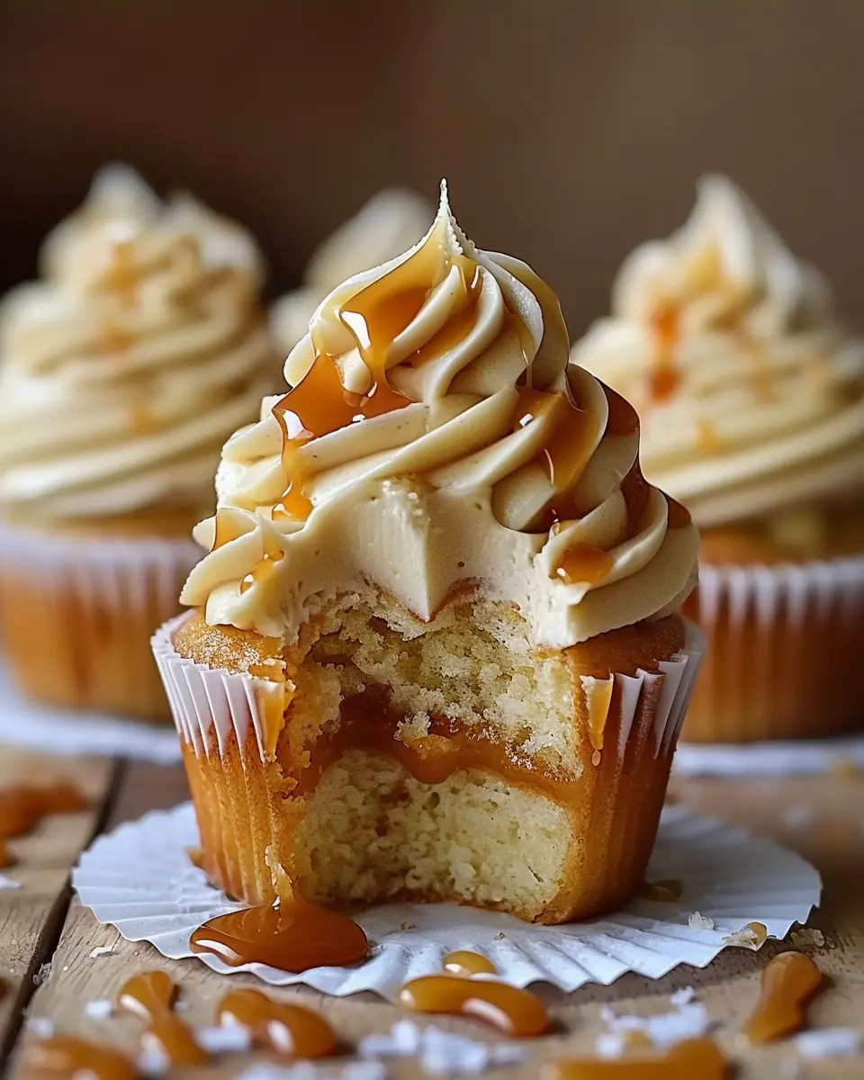 Gooey Salted Caramel Cupcakes: Indulgent Treats Made Easy