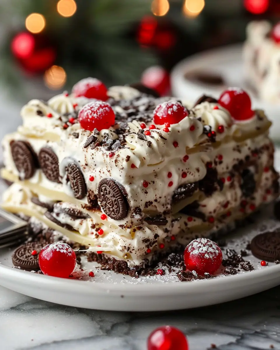 No-Bake Christmas Oreo Lasagna: The Easy Indulgence You Need
