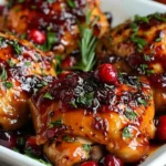 Cranberry Orange Glazed Chicken