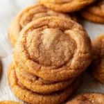 Chewy Pumpkin Snickerdoodle Cookies