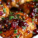 Cranberry Orange Glazed Chicken