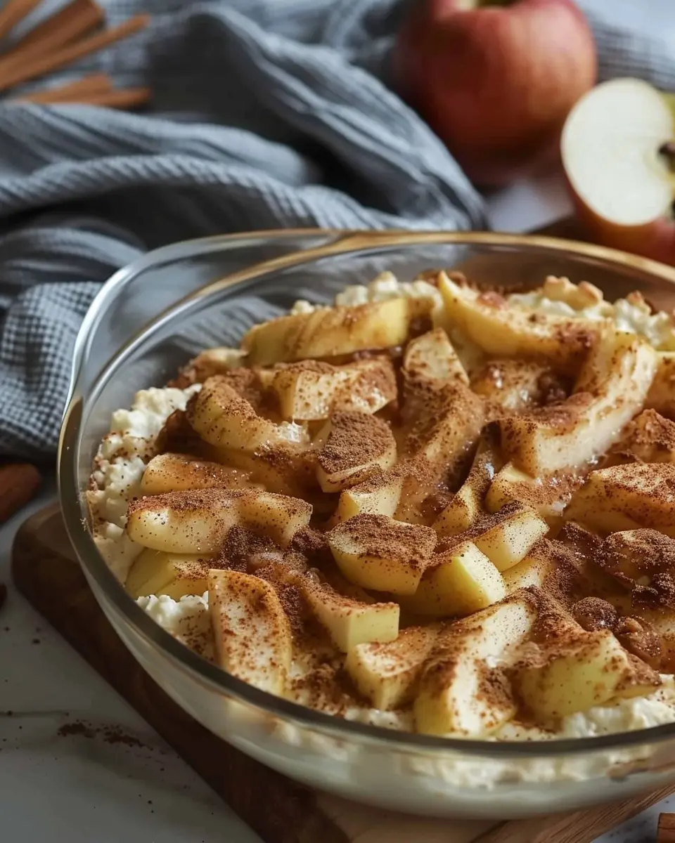 Apple Cinnamon Cottage Cheese Bake: Easy Comfort Food Delight