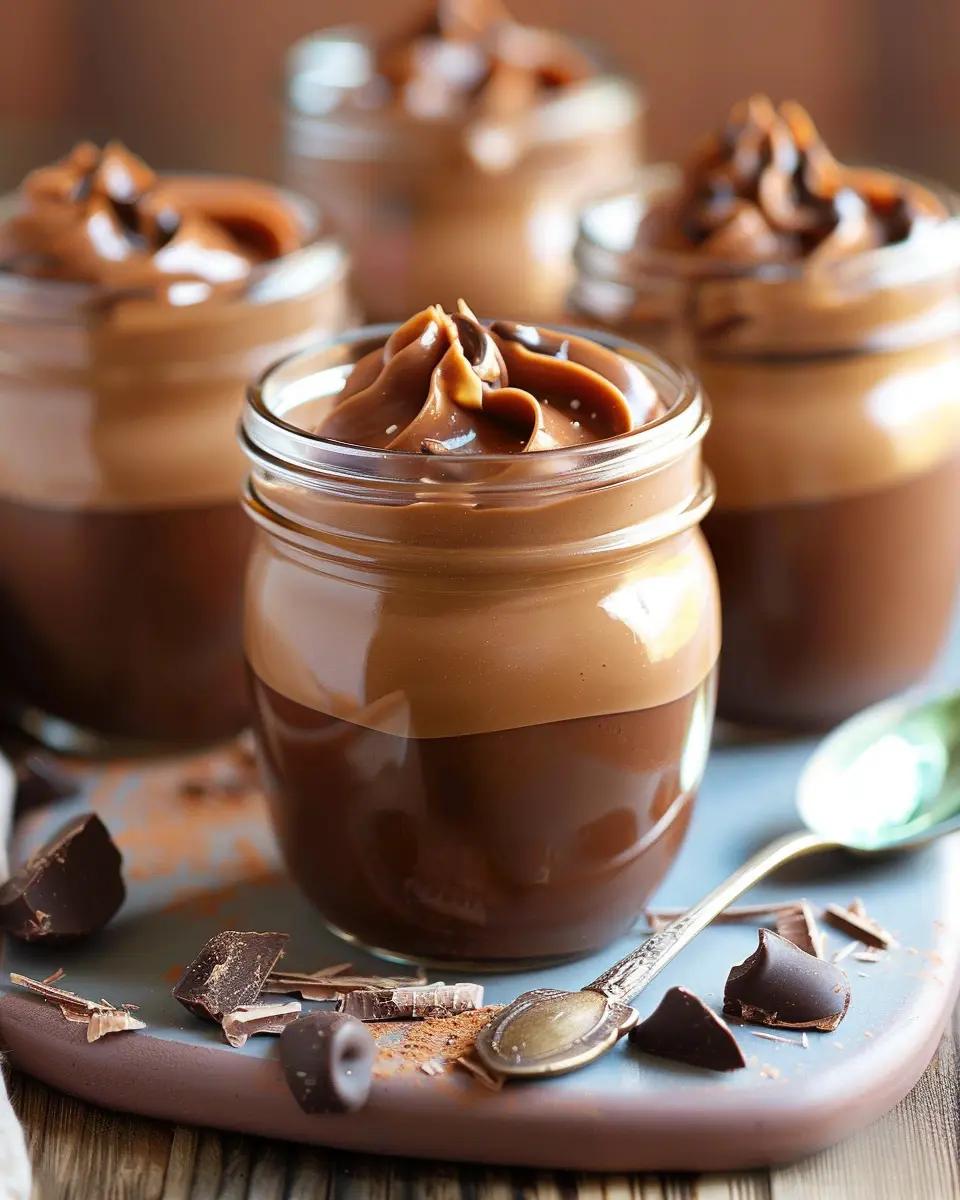 Dulce de Leche and Chocolate Mousse Jars: Indulgent Treats to Savor
