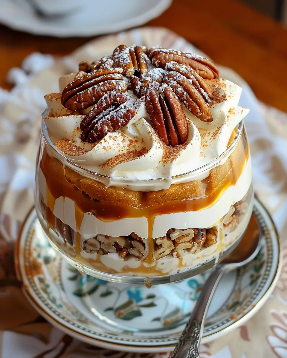 Maple Pecan &amp; Pumpkin Cheesecake Trifle: A Decadent Fall Delight