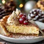 Christmas Eve Cinnamon-Vanilla Custard Pie