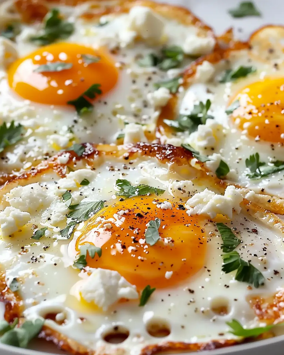 Crispy Feta Fried Eggs Recipe: A Delicious Twist for Breakfast