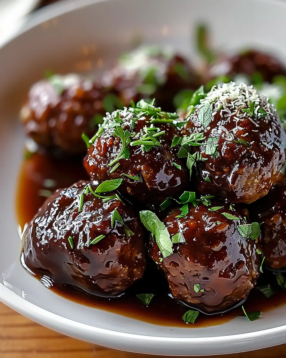 Tender Red Wine Braised Meatballs for a Cozy Family Dinner