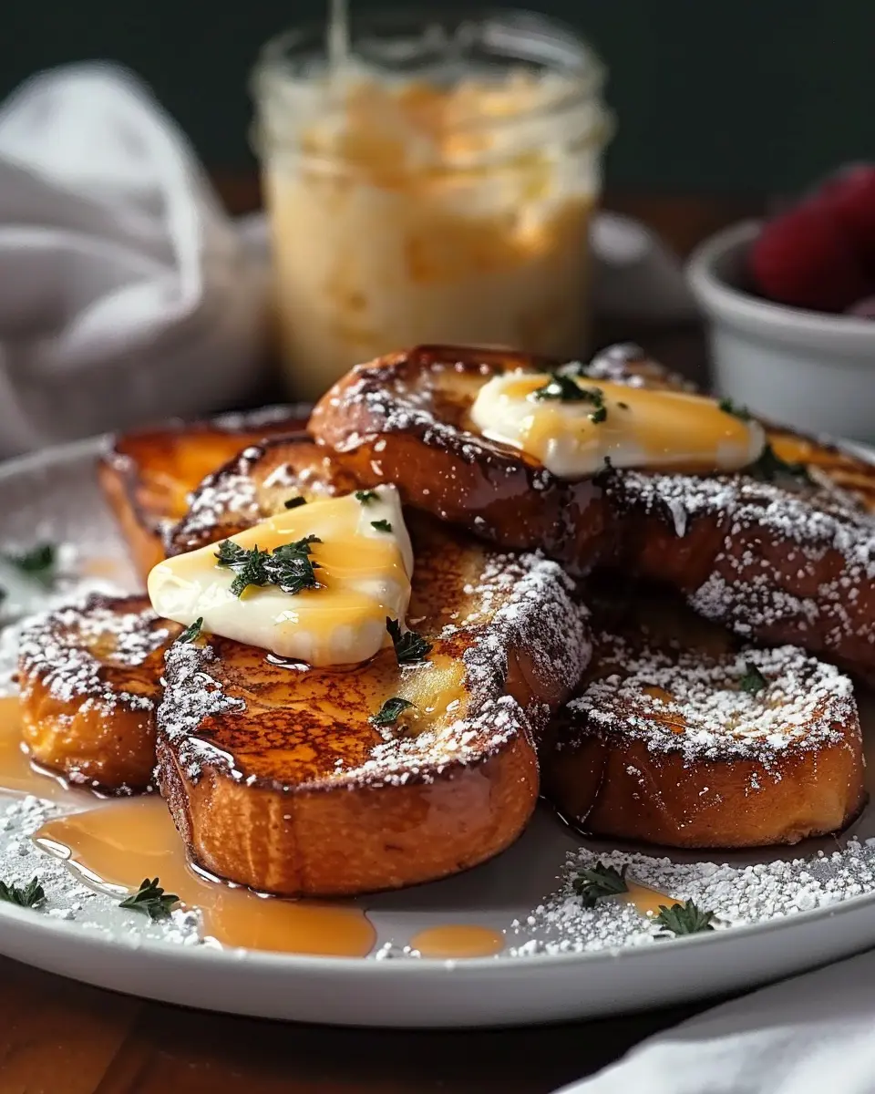 Savory French Toast: Indulgent Twist with Turkey Bacon &amp; Chicken Ham