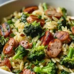 Chicken Sausage and Broccoli Orzo