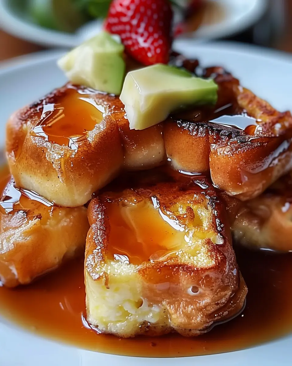 Hawaiian Roll French Toast: Indulgent Breakfast with Turkey Bacon