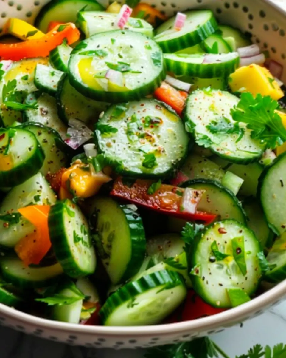 Viral TikTok Cucumber Salad Recipe: Refreshing Twist with Turkey Bacon