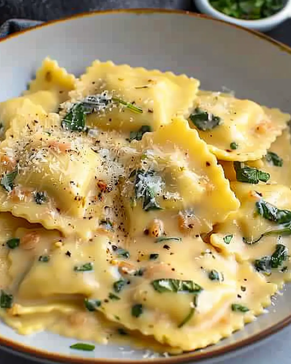 Creamy Tuscan Ravioli with Turkey Bacon: Your Family’s New Favorite