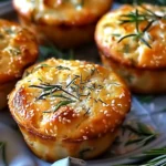 Easy Garlic Rosemary Focaccia Muffins for Irresistible Snacking