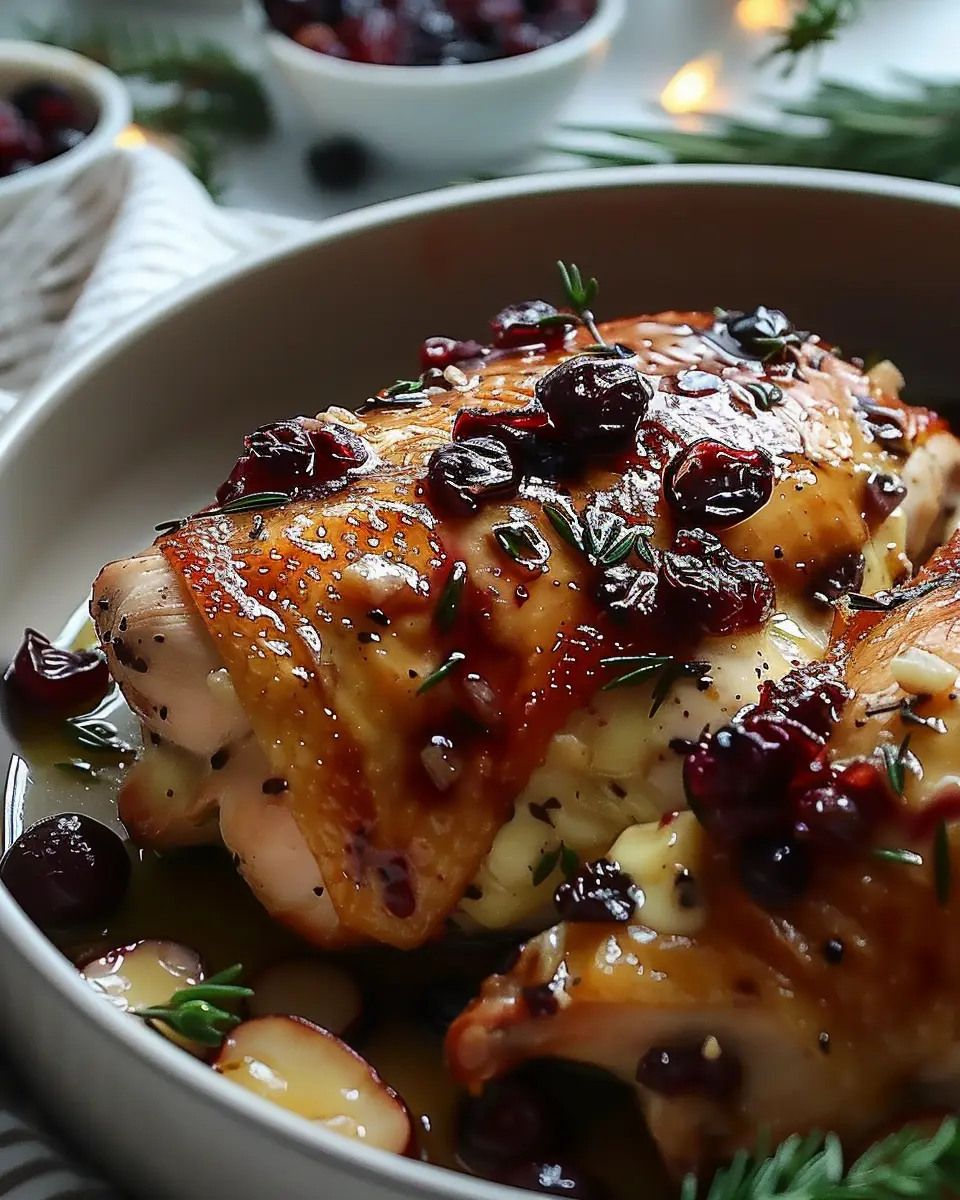 Impressive Cranberry Brie Stuffed Chicken for a Cozy Dinner