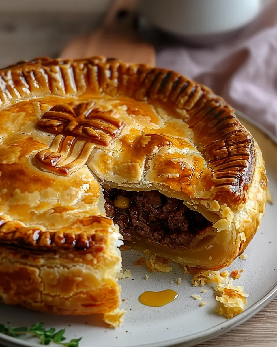 Warm Baked Scotch Pie: An Indulgent Twist with Turkey Bacon