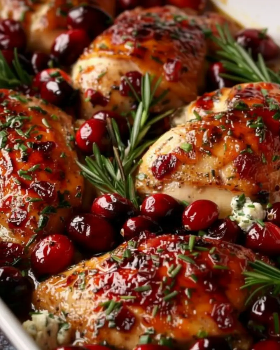 Honey Cranberry Chicken Bake: Easy Recipe with Ricotta Cheese