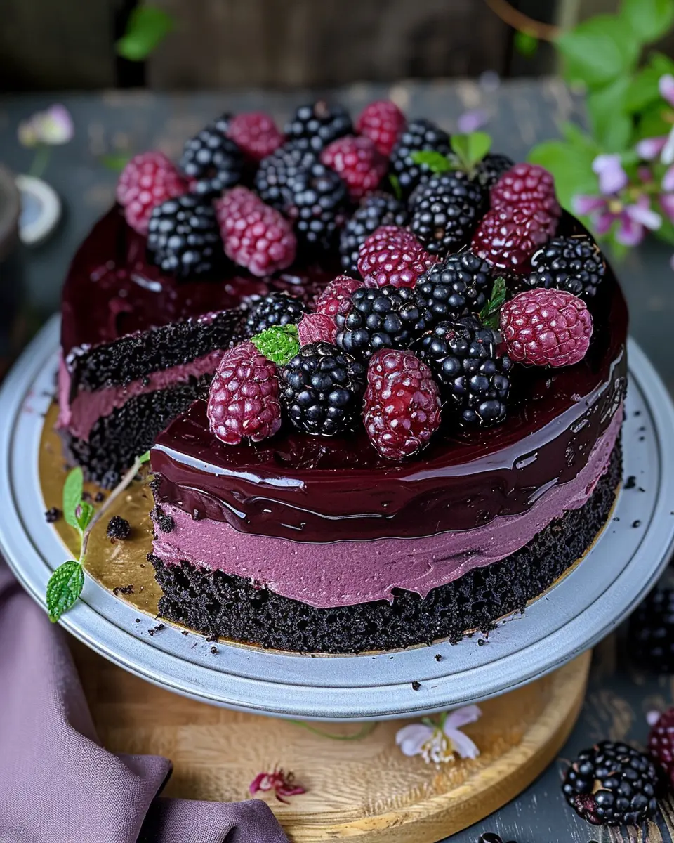 Blackberry Velvet Gothic Cake: An Indulgent Treat for All Occasions