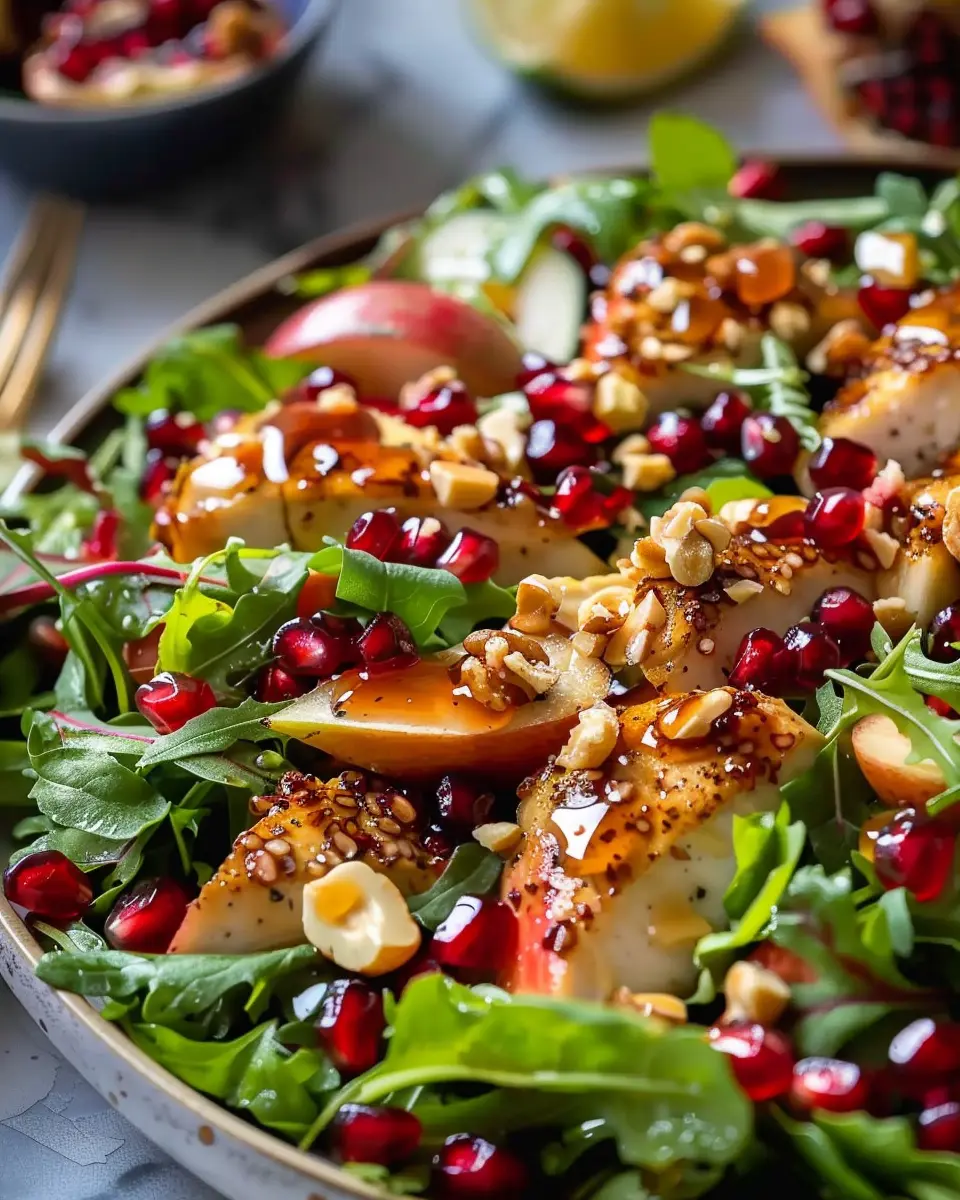 Pomegranate Christmas Salad: A Delightful Twist with Honey Mustard Dressing