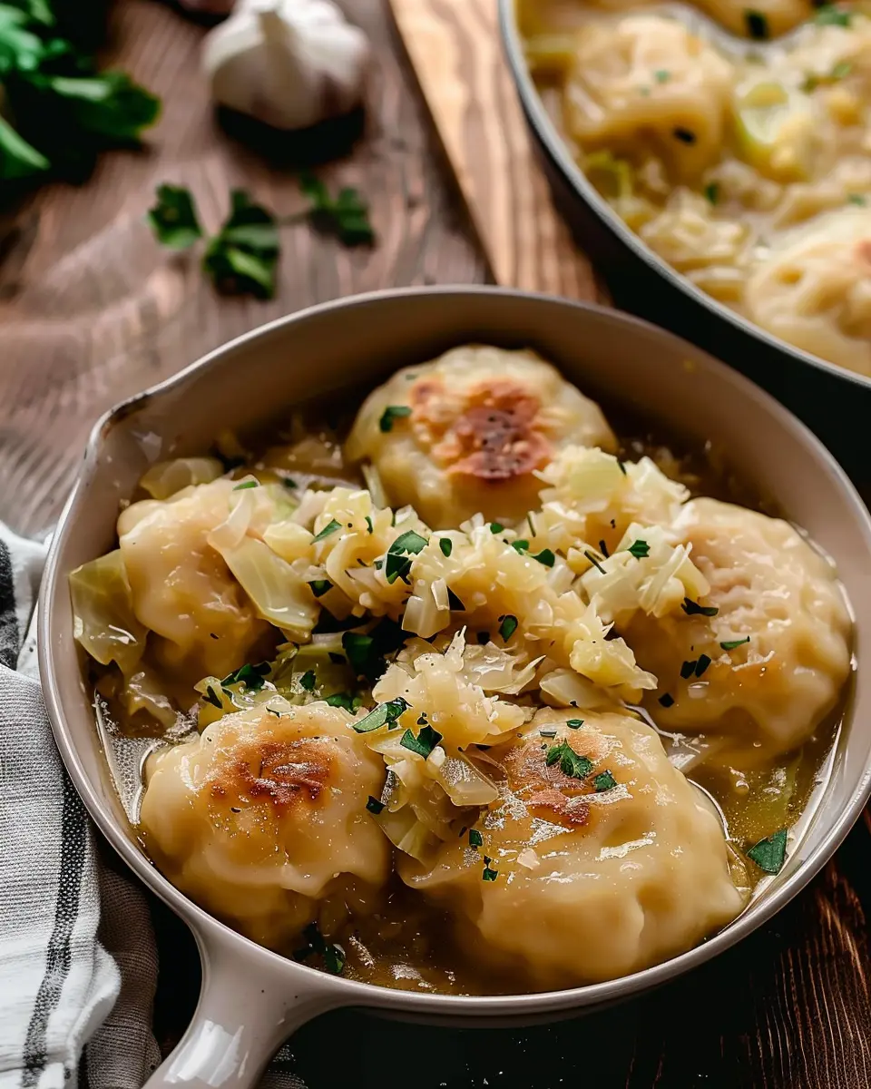 German Cabbage and Dumplings: Easy Comfort Food with Turkey Bacon