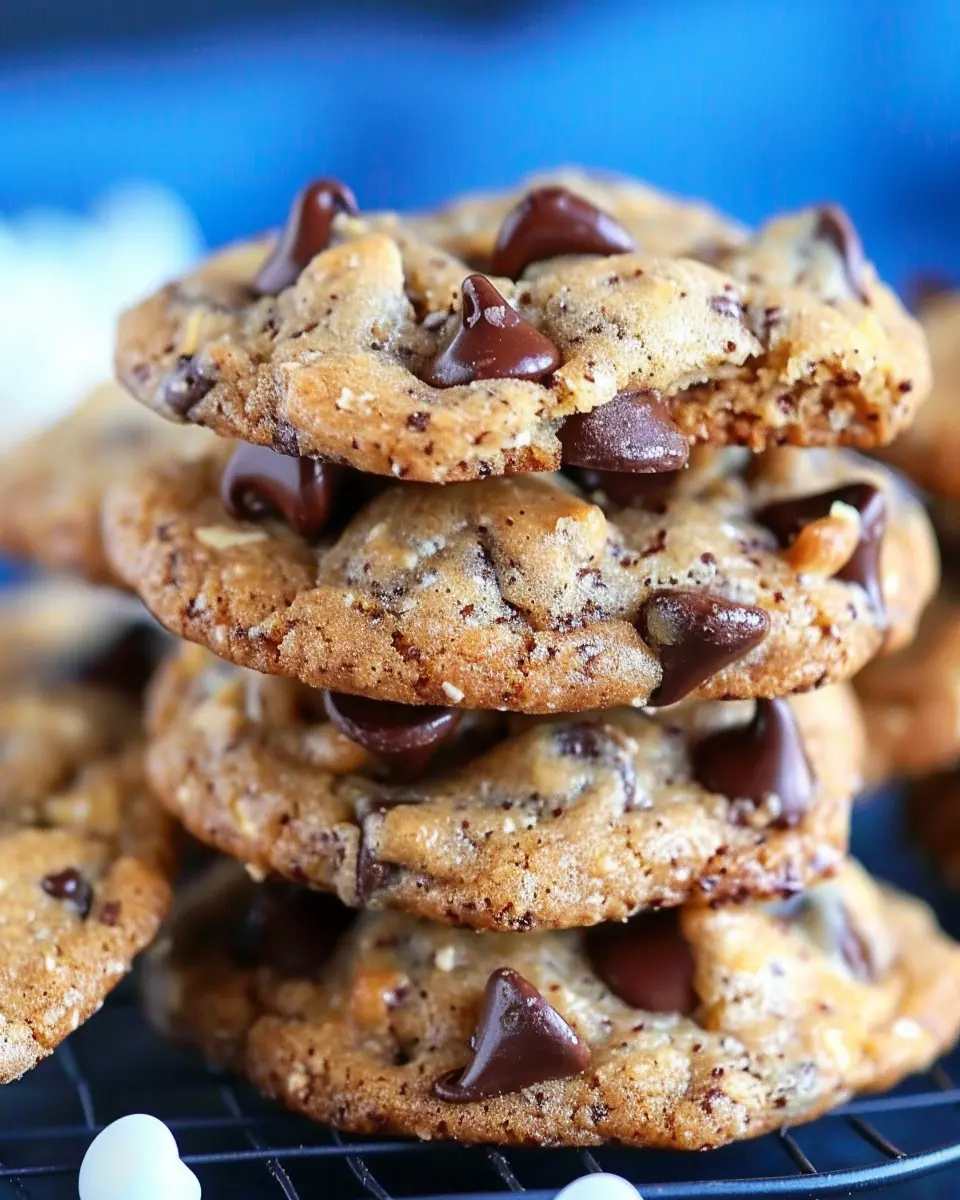 Healthy chocolate chip cookies that are easy and guilt-free