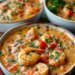 Easy Creamy Seafood and Shrimp Chili