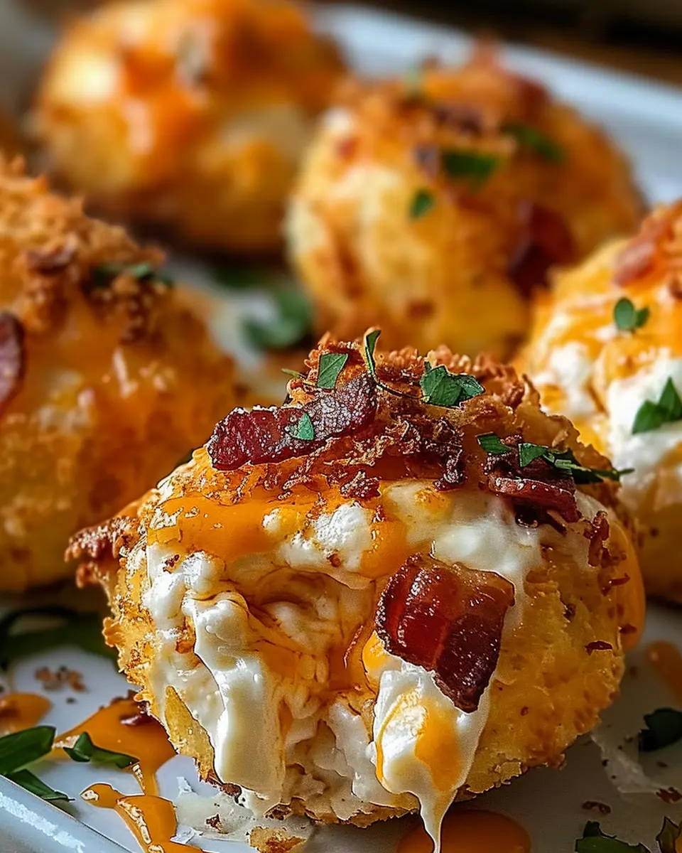 Buffalo Chicken Turkey Bacon Mozzarella Bombs for Game Day Bliss