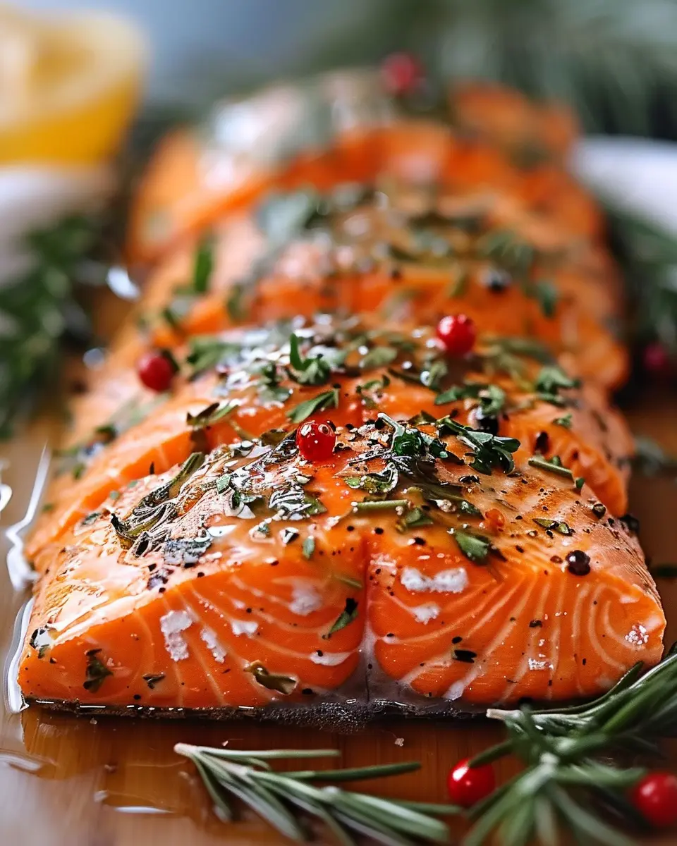 Irresistible Christmas Salmon: A Delightful Citrus Herb Feast
