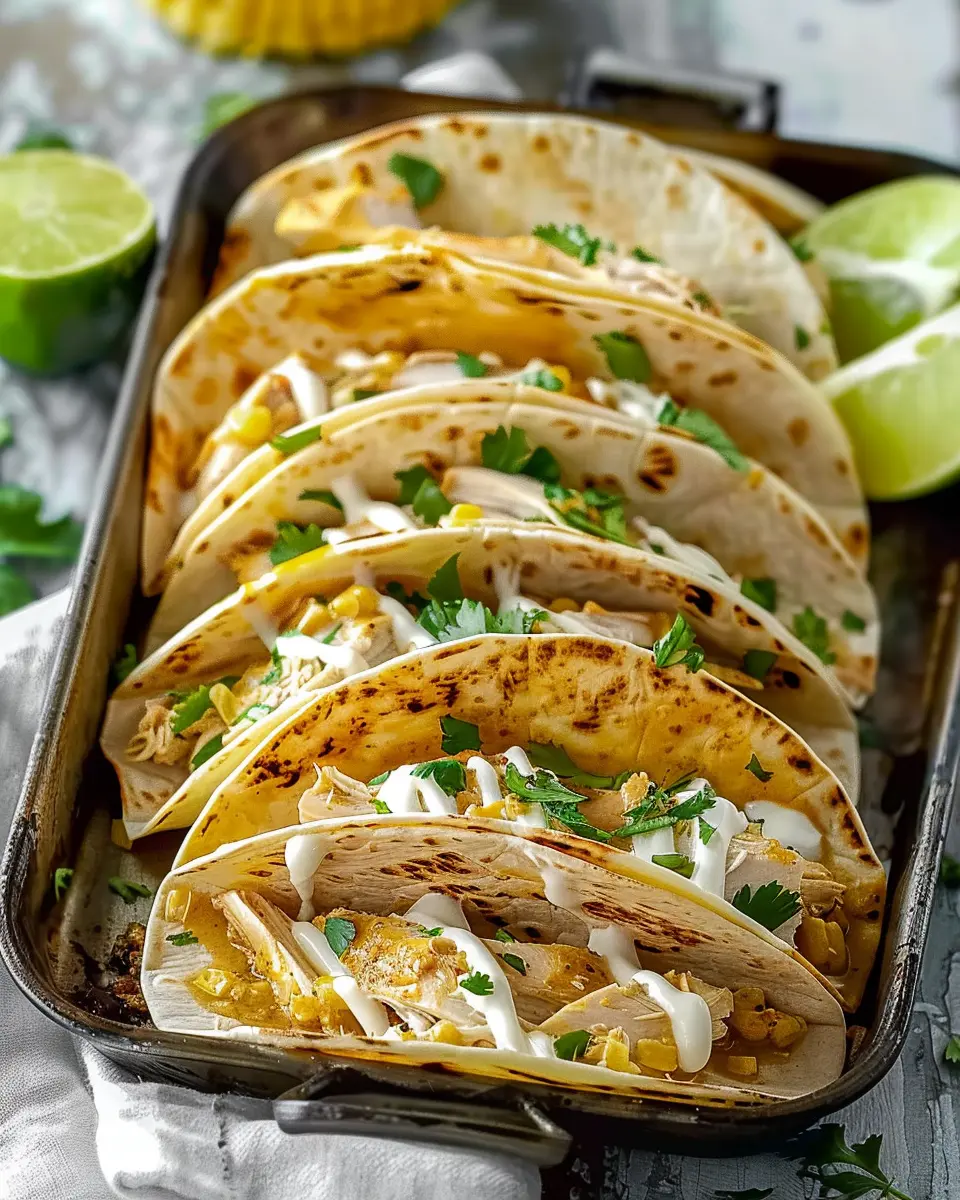 Best White Chicken Chili Tacos: Easy Comfort Food Delight