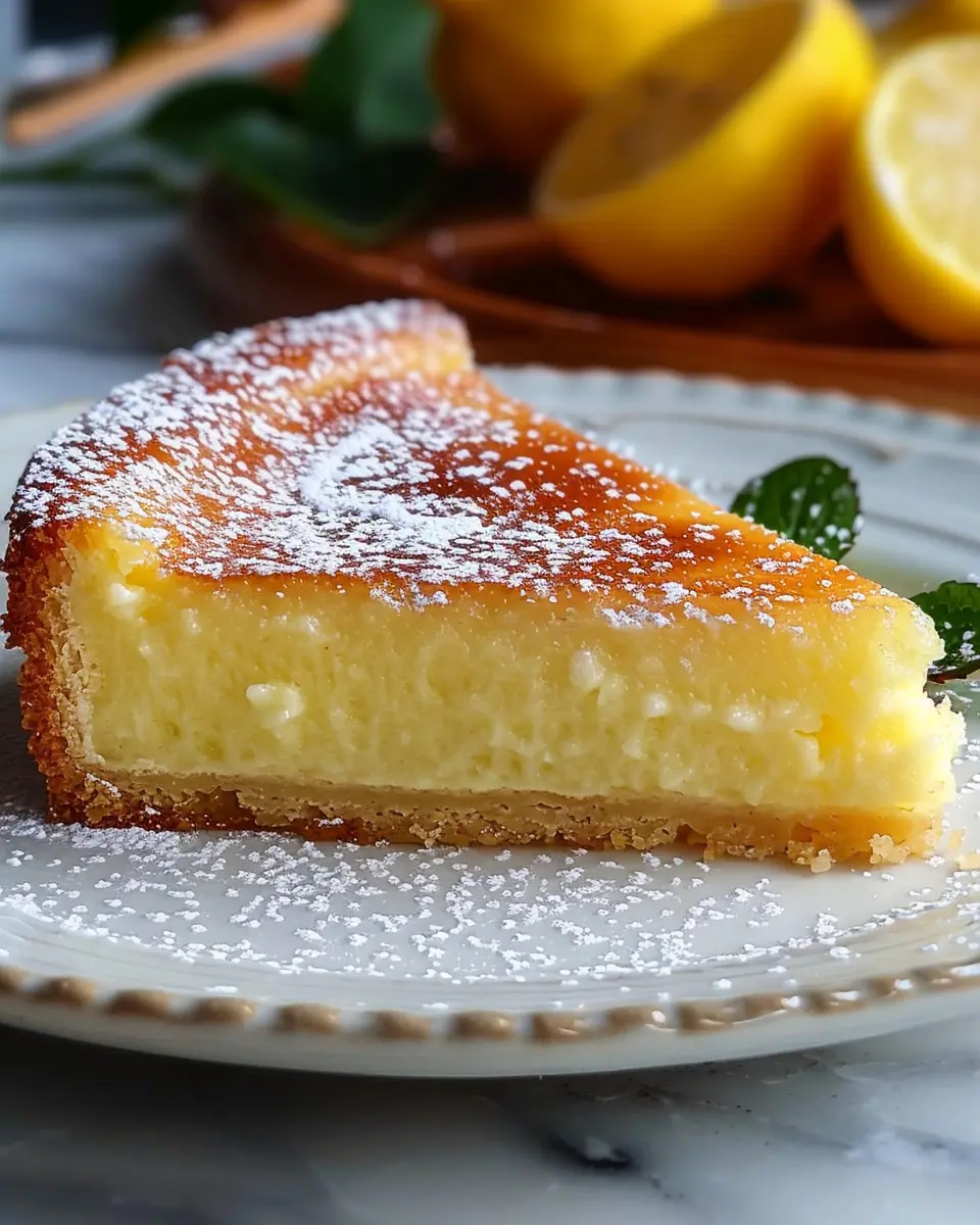 Italian Grandma’s Lemon Custard Cake: The Easiest Indulgent Dessert