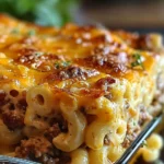 Mac and Cheese Meatloaf Casserole