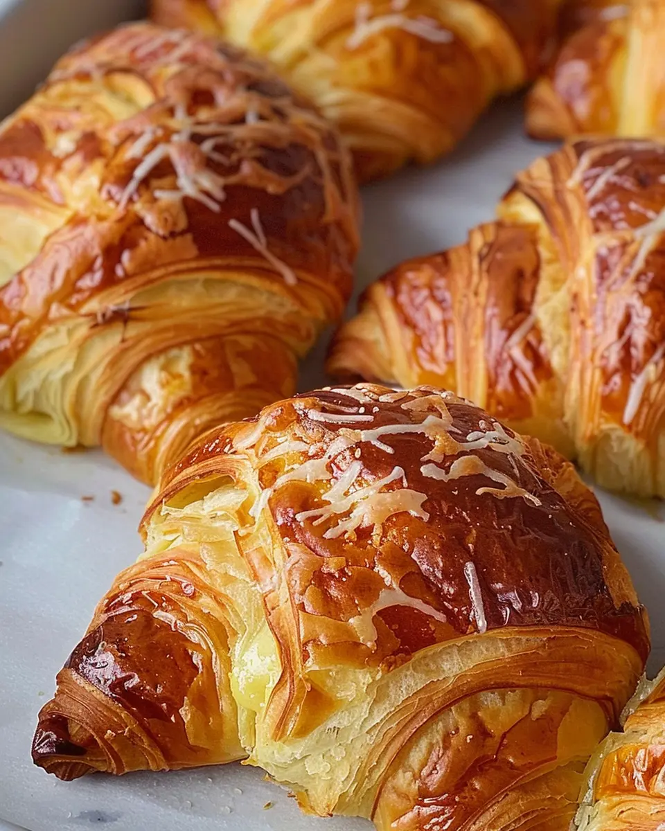 Croissant Bake: Easy Turkey Bacon and Chicken Ham Delight