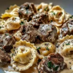 Cracked Garlic Steak Tortellini in Creamhouse Sauce Bliss