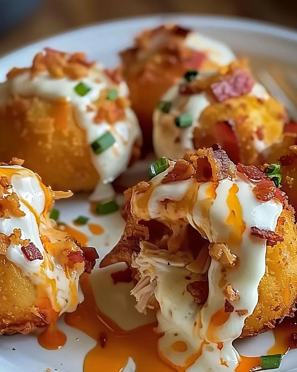 Buffalo Chicken Turkey Bacon Mozzarella Bombs for Game Day Bliss