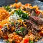 Steak Queso Rice : A Flavorful Recipe