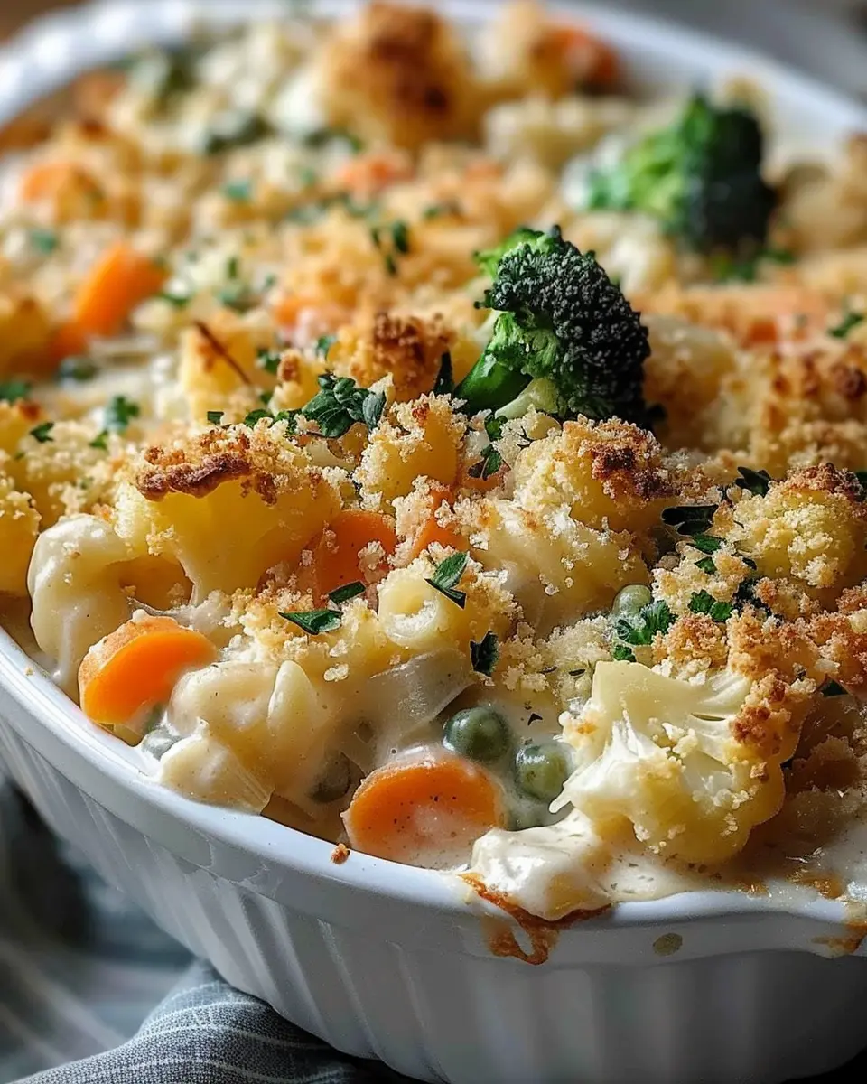 Creamy Winter Vegetable Casserole for Cozy Comfort Nights