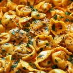 One-Pot Spicy Garlic Butter Chicken Tortellini