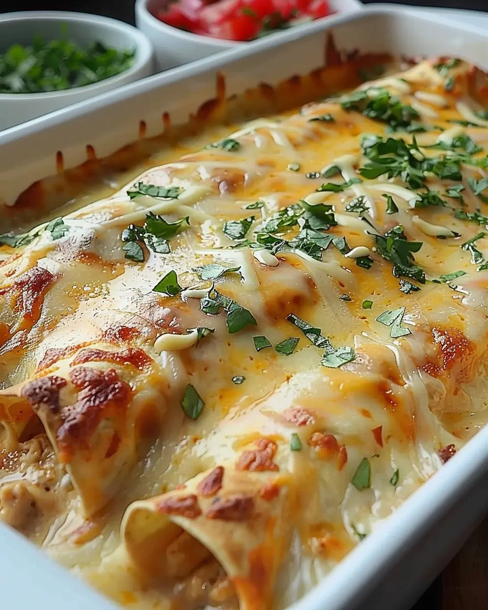 Queso Chicken Enchiladas Bake: Easy Comfort Food Delight